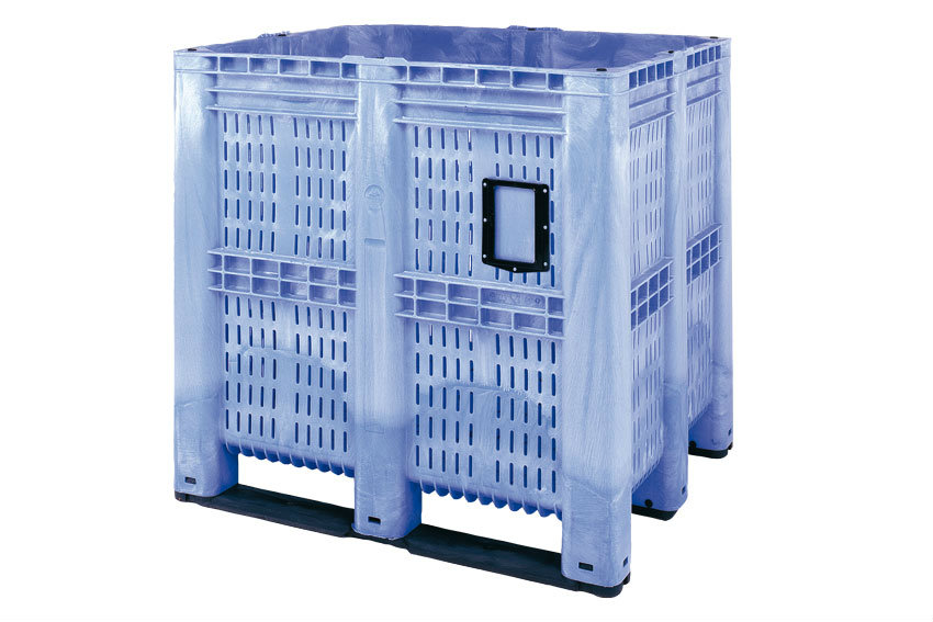 Qubb - Caisse supervolume 1400l - 1300x1150x1250mm - perforée - Qubb -