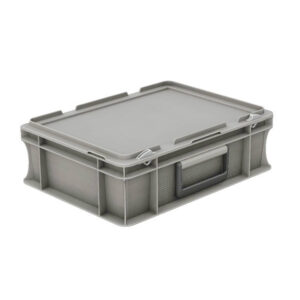 Qubb - Euronorm coffre avec couvercle et poignee 10l - Qubb -
