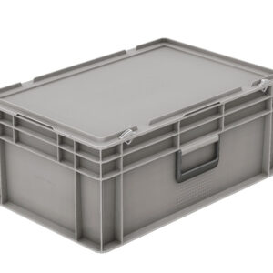 Qubb - Euronorm coffre avec couvercle et poignee 60L - Qubb -