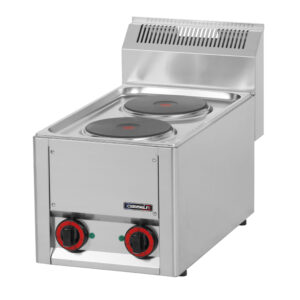 Fourneau électrique à poser 2 feux T 33 - C6FOE2FT33 - CASSELIN