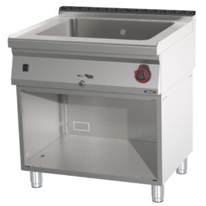 Bain-marie GN 2/1 200 mm avec vanne de vidange et soubassement 80 - C7BM2200V80S - CASSELIN