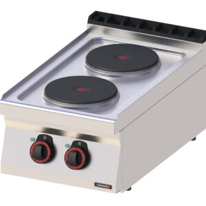Fourneau électrique à poser 2 feux 40 - C7FOE2F40 - CASSELIN