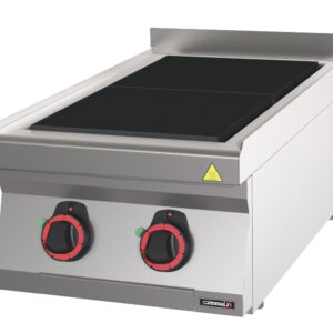 Fourneau électrique à poser 2 plaques coup de feu 40 - C7FOE2P40 - CASSELIN