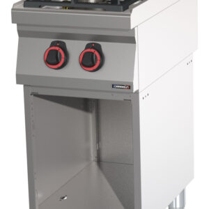 Fourneau gaz 2 feux avec soubassement HP 40 - C7FOG2FHP40S - CASSELIN