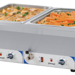 Double bain-marie avec robinet de vidange GN 1/1 - 150 mm - CBMDV150 - CASSELIN