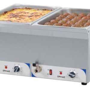 Double bain-marie avec robinet de vidange GN 1/1 - 200 mm - CBMDV200 - CASSELIN