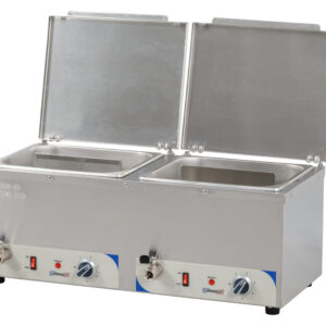Bain-marie à eau chauffe-saucisses double - CBMECS2 - CASSELIN