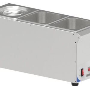 Bain-marie à sauce 3 x GN 1/6 compact - CBMS316V - CASSELIN