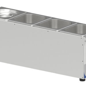 Bain-marie à sauce 4 x GN 1/6 compact - CBMS416V - CASSELIN