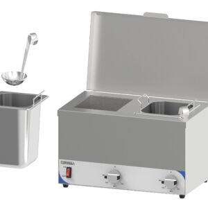 Bain-marie à sauce compact 2 cuves - CBMSC2H - CASSELIN