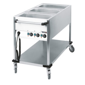 Chariot bain-marie à eau 3 x GN 1/1 - CCBM3V - CASSELIN