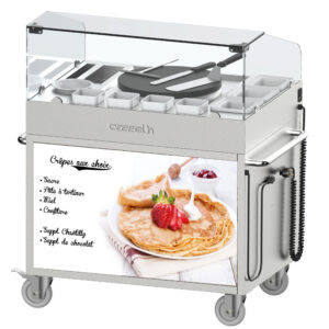 Chariot à crêpière 40 encastrée - CCHCC40E - CASSELIN