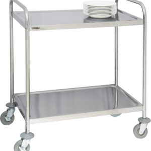 Chariot en inox 2 plateaux - CCI2 - CASSELIN