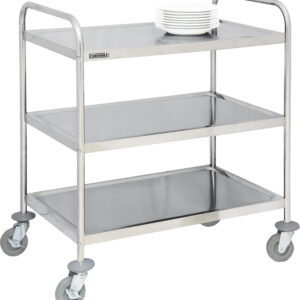 Chariot en inox 3 plateaux - CCI3 - CASSELIN