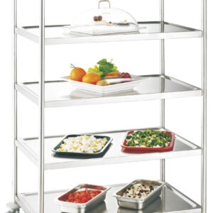 Chariot inox 5 plateaux - CCI5 - CASSELIN