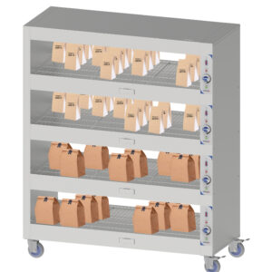 Etagère chauffante mobile 100 - CECM100 - CASSELIN