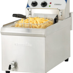Friteuse électrique avec vanne de vidange 10 litres haut rendement - CFEV10TC - CASSELIN
