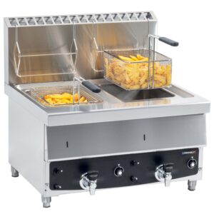 Friteuse Gaz 2 x 10 litres - CFG102 - CASSELIN