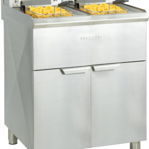 Friteuse électrique sur pieds 2 x 10 litres haut rendement - CFP102TC - CASSELIN