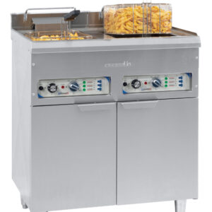 Friteuse électrique sur pieds 2 x 16 litres - CFP162B - CASSELIN