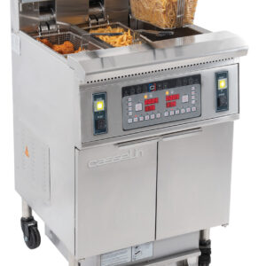 Friteuse électrique avec filtration 12 + 22 litres 8,5+17kW - CFPF1222 - CASSELIN