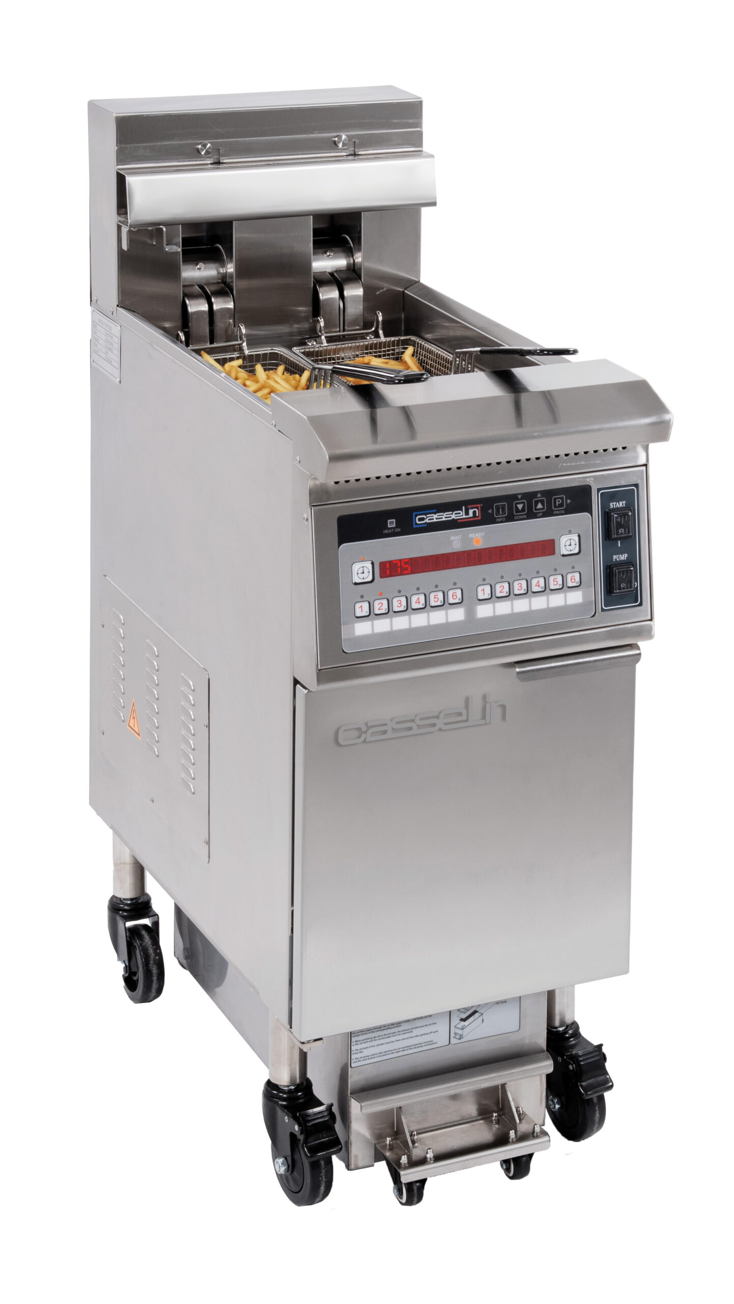Friteuse électrique avec filtration 22 litres 17kW - CFPF22 - CASSELIN