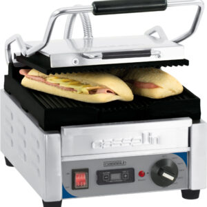 Grill Panini Petit Premium Rainurée - Rainurée avec minuteur - CGPRRPPT - CASSELIN