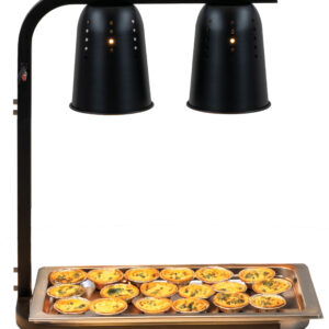 Pont chauffant 2 lampes infrarouges noir - CPC2LN - CASSELIN