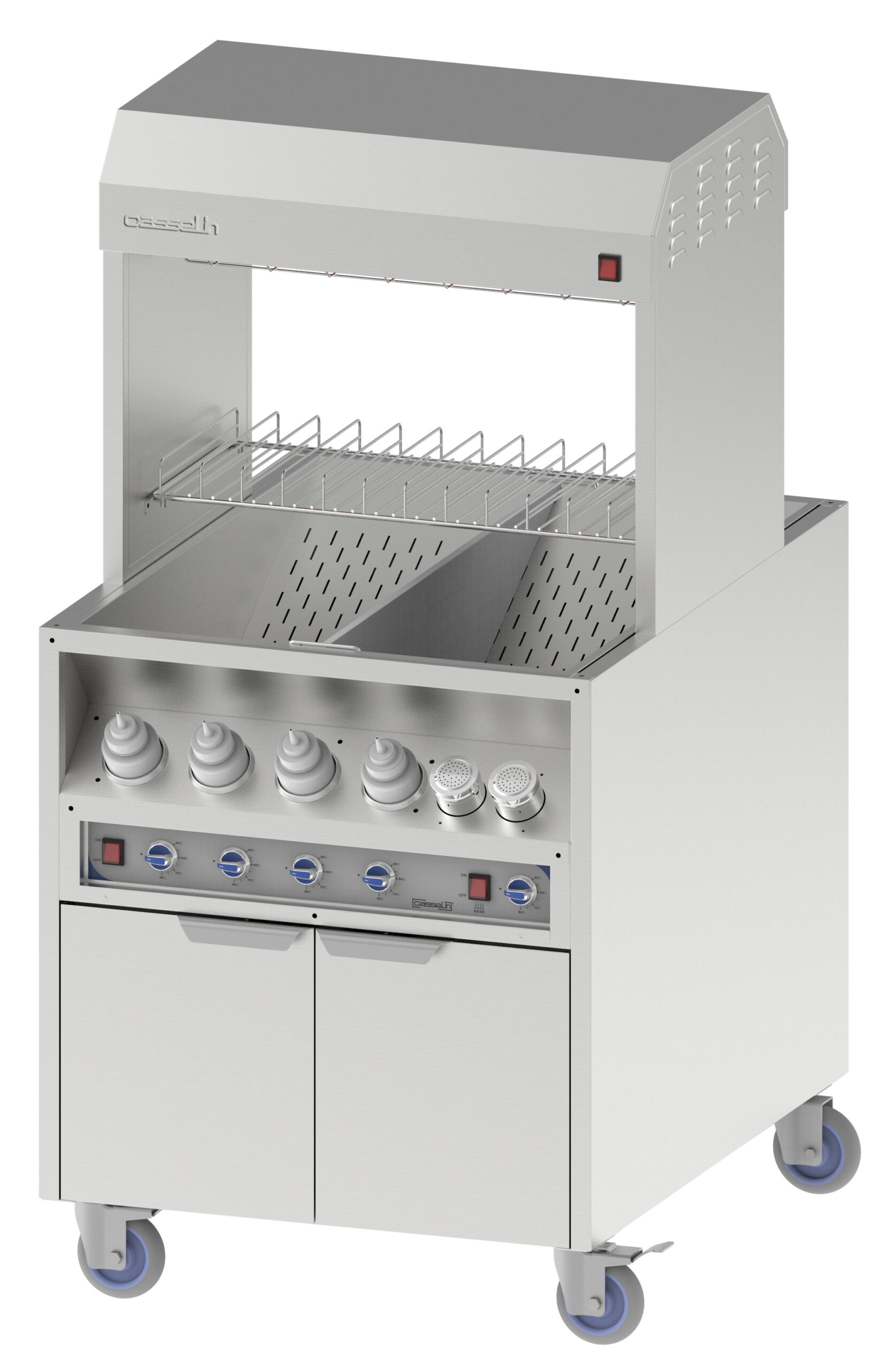 Poste de salage chauffe sauce traversant 800 - CPDSCST800 - CASSELIN
