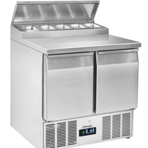 Saladette 2 portes 5 x GN 1/6 - CSA2P516 - CASSELIN