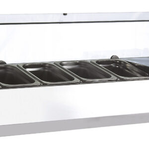 Saladette à poser 5x GN 1/4 - CSAP514 - CASSELIN