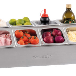 Support pour 12 bacs GN 1/6 - 2 rangs - CSBG1216R - CASSELIN
