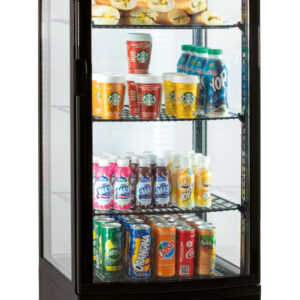 Vitrine réfrigérée positive 235L Noire - CVR235LN - CASSELIN