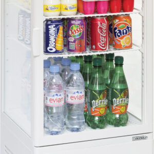 Mini vitrine réfrigérée positive 78L Blanche - CVR78LB - CASSELIN