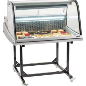 Vitrine réfrigérée de marché 175L sur chariot - CVRM175L - CASSELIN
