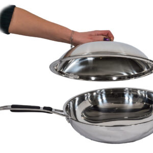 Wok avec couvercle 36cm - CW36 - CASSELIN