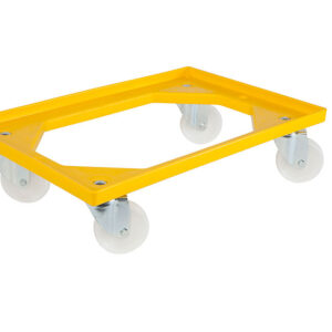 Qubb - Chariot de transport Industry - 4 roues pivotantes en PP - Qubb -