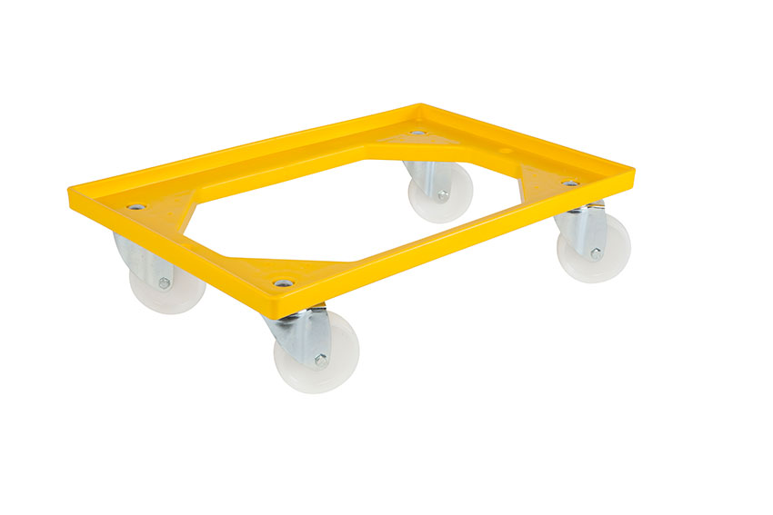 Qubb - Chariot de transport Industry - 4 roues pivotantes en PP - Qubb -
