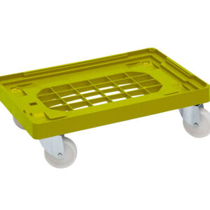 Qubb - Chariot de transport Industry - 4 roues pivotantes en PP - Qubb -