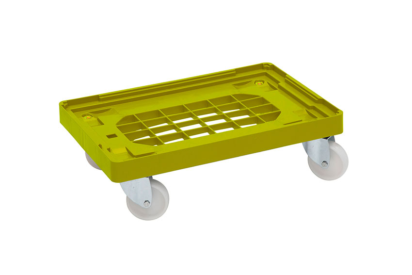 Qubb - Chariot de transport Industry - 4 roues pivotantes en PP - Qubb -