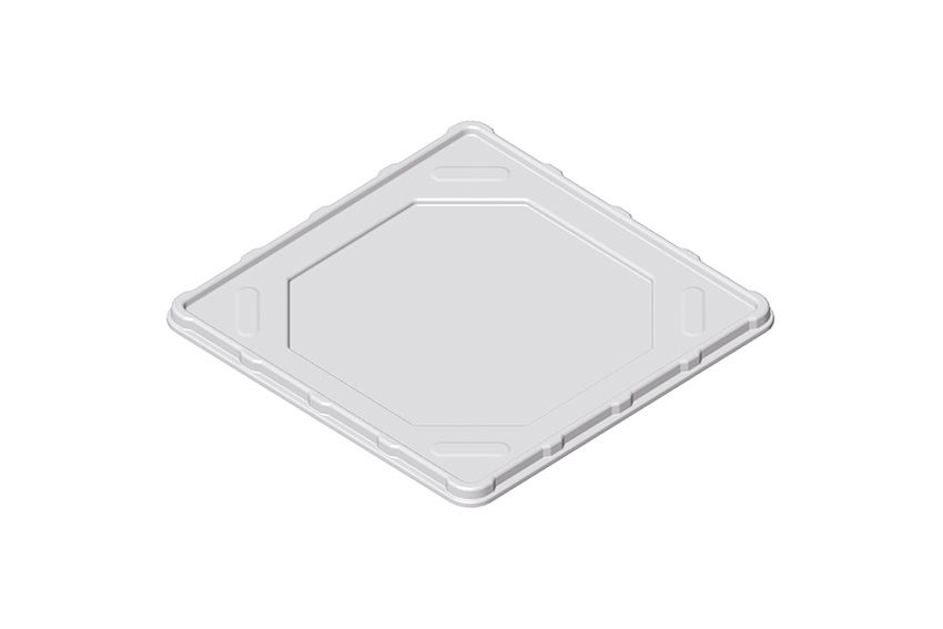 Fries kunststofftechnik - Plaque de drainage - casier lave-vaiselle 500x500mm - Fries kunststofftechnik -