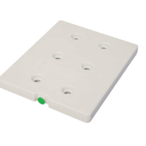LINEO - Plaque eutec. GN1/2 -3°c - bouch. vert - 325x265x30mm - LINEO -