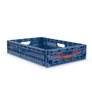 Qubb - EN Bac pliable Blue Line 23L - 600x400x120mm - Qubb -