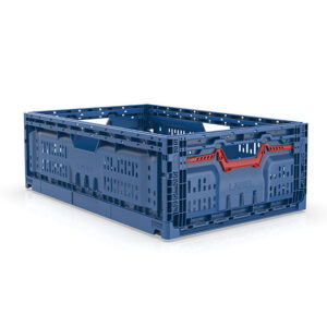 Qubb - EN Bac pliable Blue Line 40L - 600x400x200mm - Qubb -