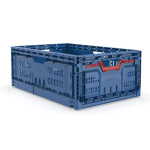 Qubb - EN Bac pliable Blue Line 45L - 600x400x230mm - Qubb -