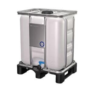Werit - 300l IBC un certifie - 800x600x1000mm - palette plastique - Werit -