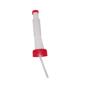 Qubb - Din 51 bouchon pour jerrycans - avec bec-verseur - rouge - Qubb -