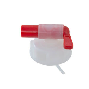 Qubb - Din 61 bouchon pour jerrycans - avec robinet - rouge - Qubb -