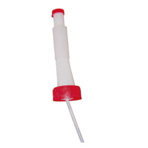 Qubb - Din 61 bouchon pour jerrycans - avec bec-verseur - rouge - Qubb -