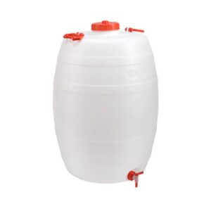Qubb - Baril pour liquides 100 l - avec robinet - hxø: 710x490mm - Qubb -
